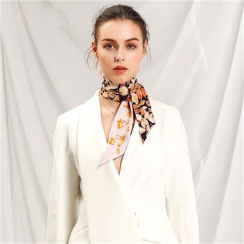 Digital Print Hair Silk Narrow Ribbon